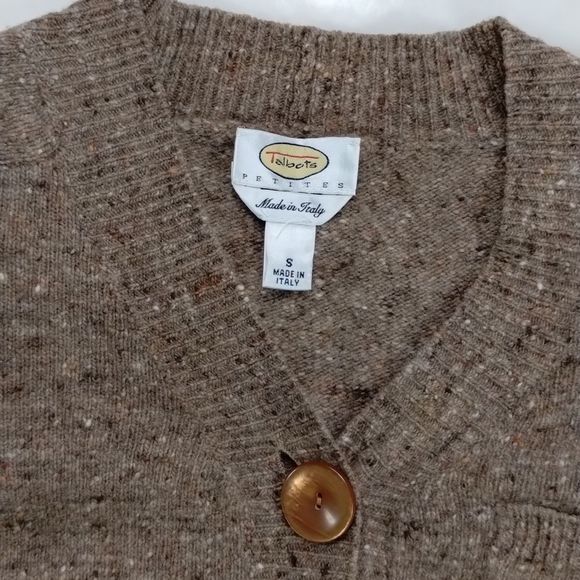 Talbots Italy Tweed Lux Lightweight Merino Wool Long Tunic Sweater - Picture 12 of 13